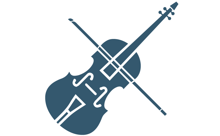 Blue Violin Icon